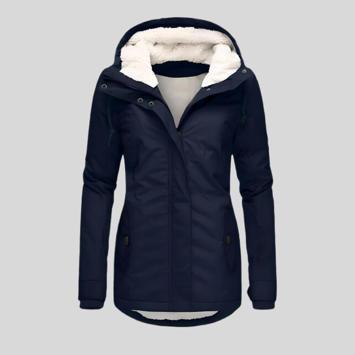Penelope Women's Long Parka – Faux Fur Hooded Water Resistant Winter Coat