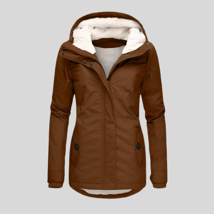Penelope Women's Long Parka – Faux Fur Hooded Water Resistant Winter Coat