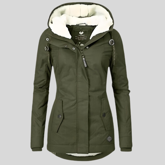 Penelope Women's Long Parka – Faux Fur Hooded Water Resistant Winter Coat