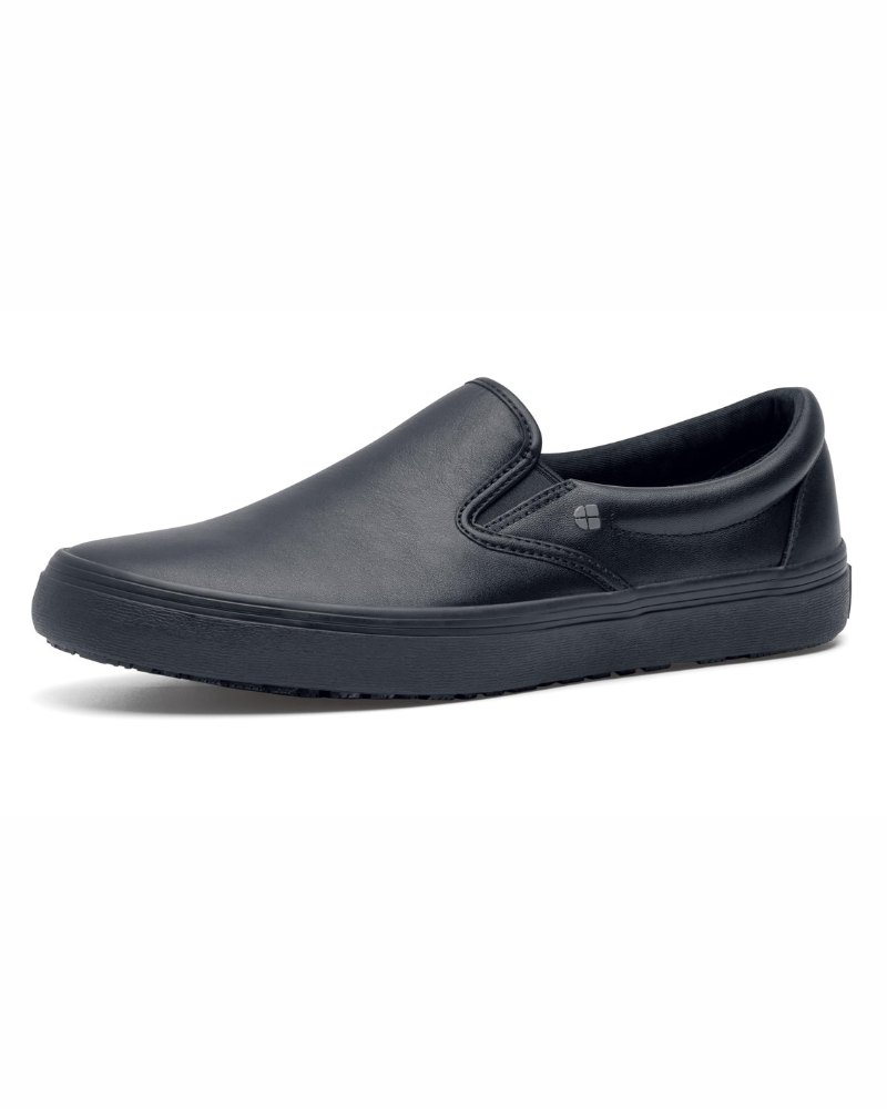 Miles Men's Leather Work Shoes – Slip-Resistant Lightweight Shoes with EVA Insole