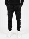 Cormac Men's Cargo Trousers – Slim Fit Drawstring Multi Pocket Casual Pants