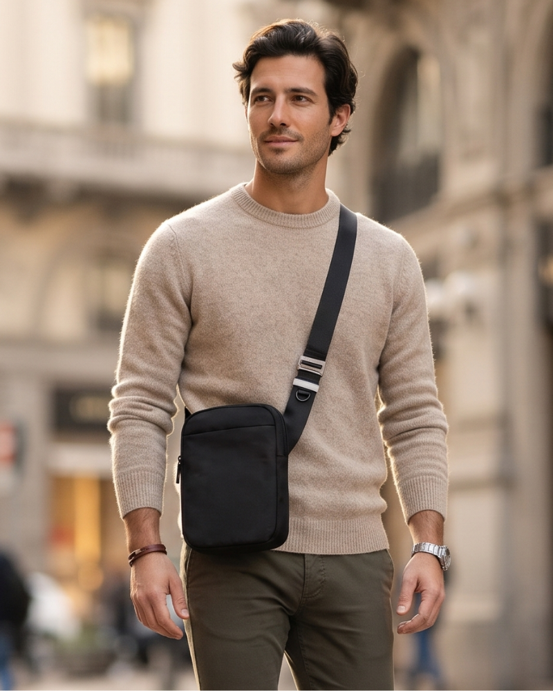 Harold Anti-Theft Crossbody Sling Bag – RFID Travel Chest Bag for Men