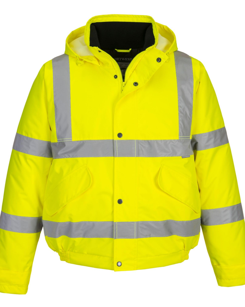 Harvey Men's Hi-Vis Work Jacket – Class 3 Reflective Waterproof Jacket