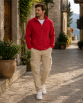 Howard Men's Micro Fleece Jacket – Full Zip Anti-Pill Polyester Outdoor Fleece