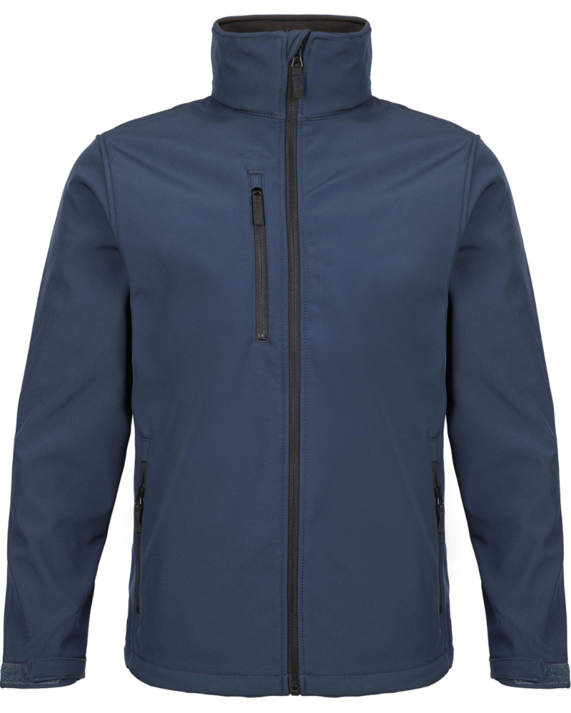 Clifford Men's Softshell Jacket – Waterproof Fleece-Lined Wind-Resistant Zip Coat