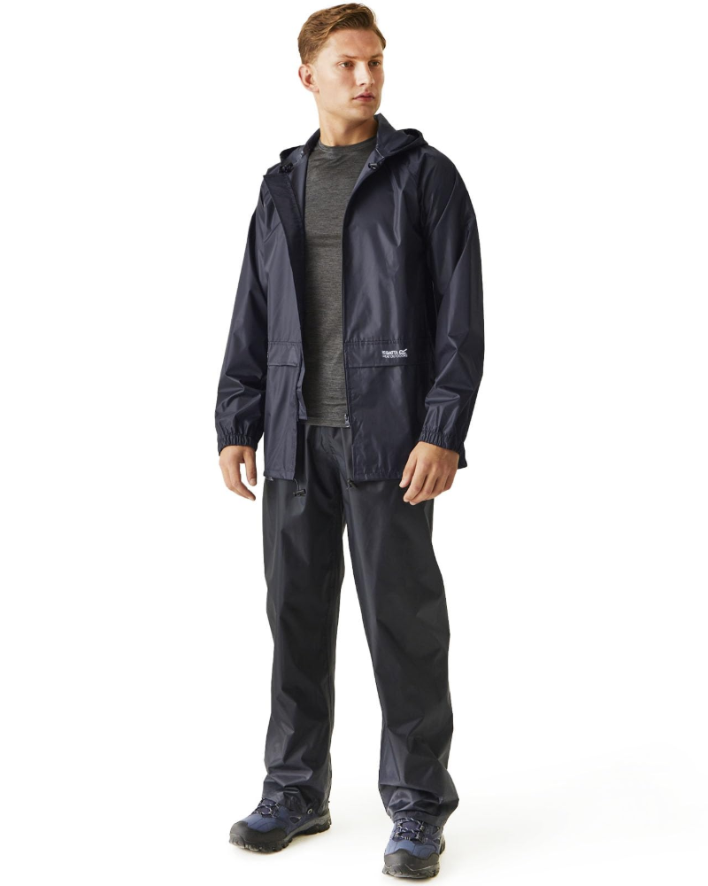 Bradley Men's Waterproof Rain Jacket – Hooded Wind-Resistant Outdoor Coat