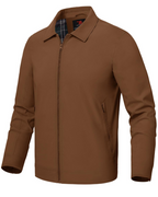 Colin Men's Harrington Jacket – Lightweight Zip-Up Casual Bomber Jacket