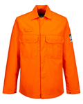 Curtis Men's Flame-Resistant Work Jacket – Cotton Welding Safety Jacket Multi-Standard Certified