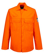 Curtis Men's Flame-Resistant Work Jacket – Cotton Welding Safety Jacket Multi-Standard Certified