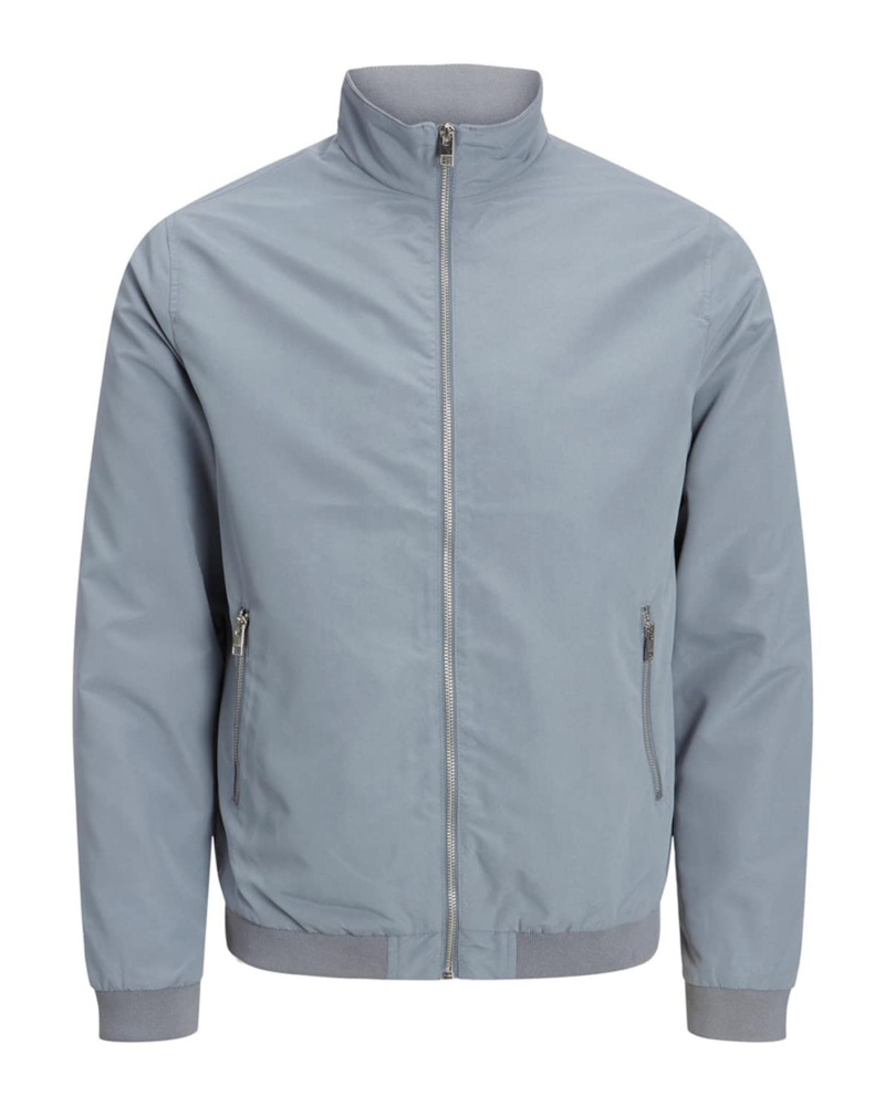 Tristan Men's Harrington Bomber Jacket – Lightweight Water-Resistant Zip Coat