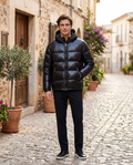 Nathan Men's Puffer Jacket – Water Resistant Insulated Winter Zip Coat