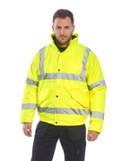 Harvey Men's Hi-Vis Work Jacket – Class 3 Reflective Waterproof Jacket