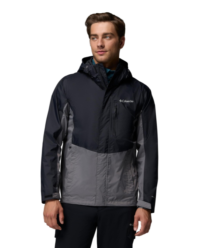 Connor Men's Waterproof Jacket – Packable Hooded Zip Outdoor Rain Jacket