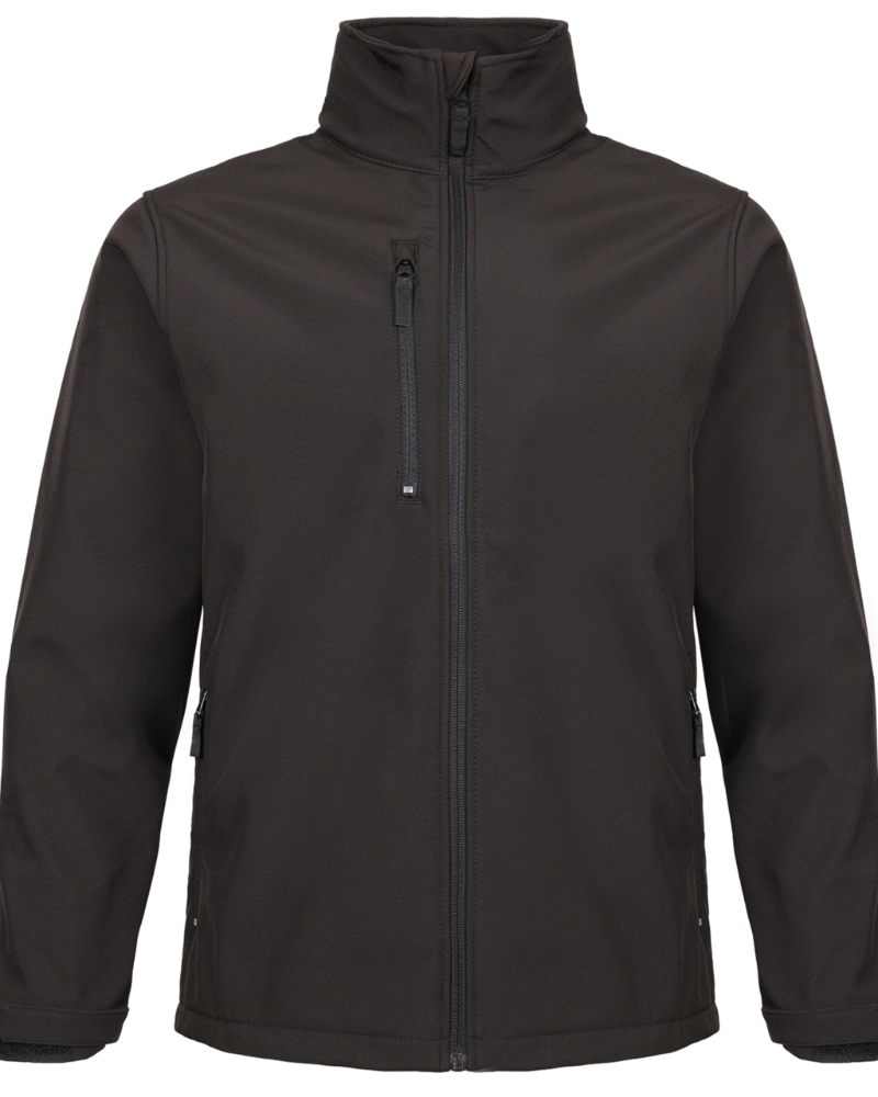 Clifford Men's Softshell Jacket – Waterproof Fleece-Lined Wind-Resistant Zip Coat