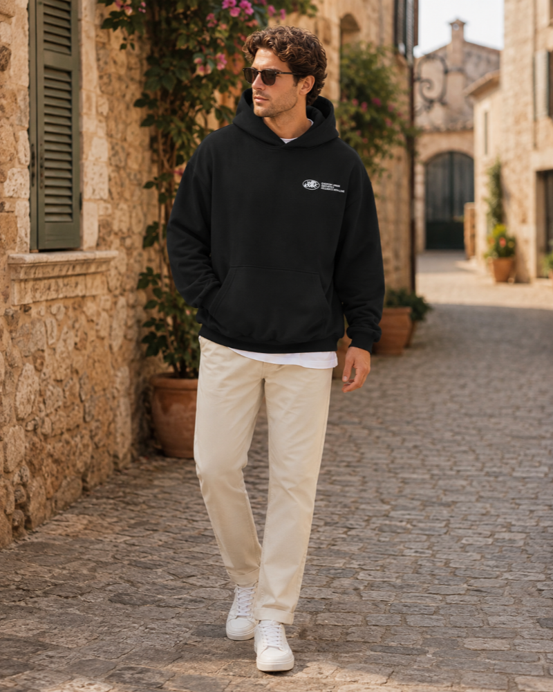 Gavin Men's Fleece Hoodie – Casual Pullover Hooded Sweatshirt Everyday Streetwear