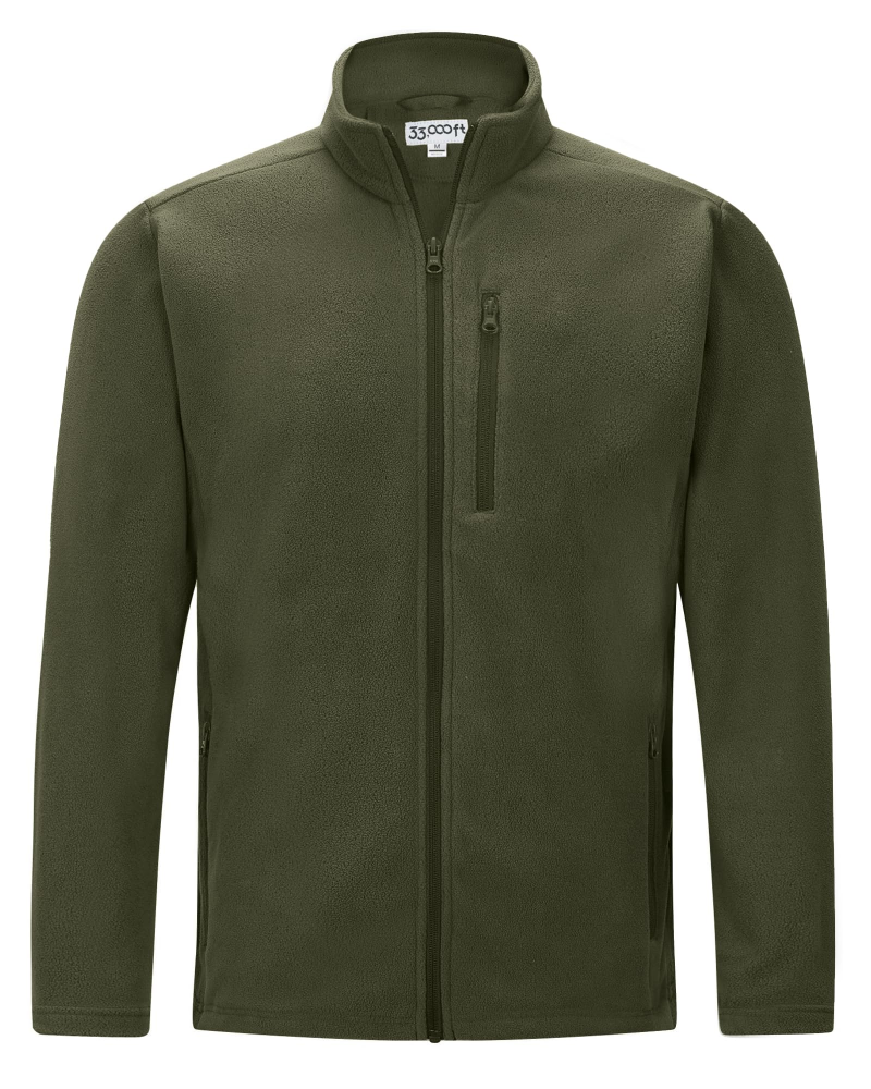 Rupert Men's Fleece Jacket – Full Zip Wind-Resistant Outdoor Jacket