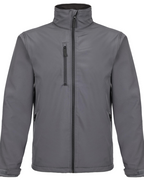 Lennox Men's Softshell Jacket – Fleece-Lined Zip-Up Jacket with Zipped Pockets
