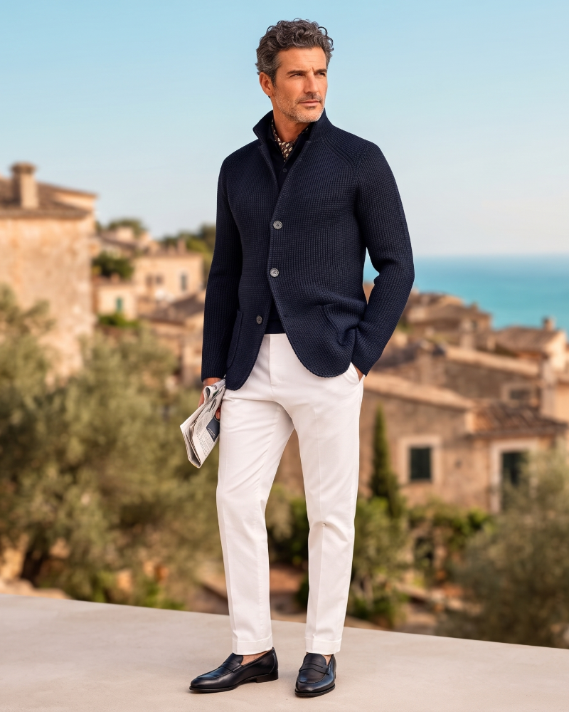 Owen Men's Casual Jacket – Smart Lightweight Everyday Zip Up Coat