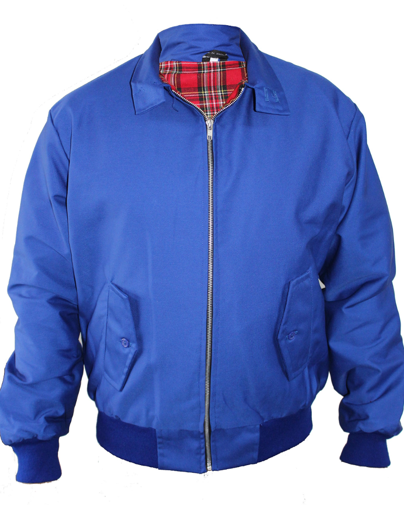 Gordon Men's Harrington Jacket – Zip-Up Jacket with Tartan Lining