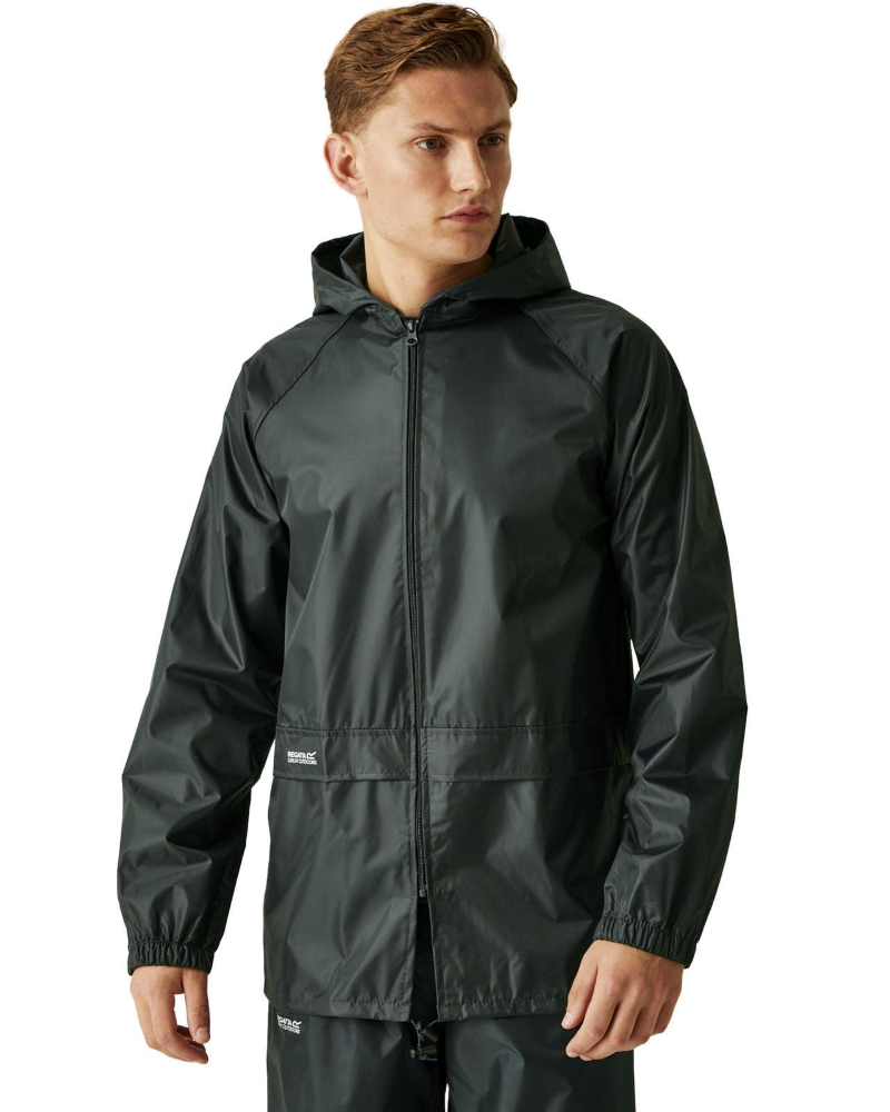 Bradley Men's Waterproof Rain Jacket – Hooded Wind-Resistant Outdoor Coat