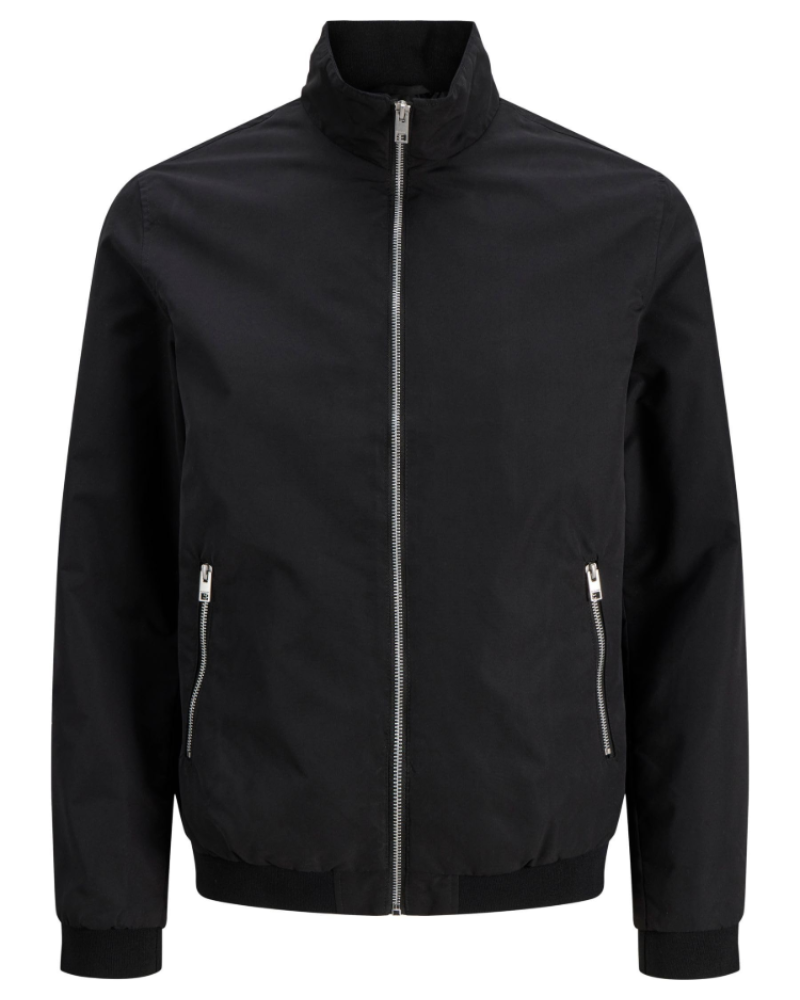 Tristan Men's Harrington Bomber Jacket – Lightweight Water-Resistant Zip Coat