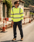 Rhys Men's High Visibility Polo Shirt – EN ISO 20471 Class 3 Short Sleeve Work Polo