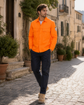 Curtis Men's Flame-Resistant Work Jacket – Cotton Welding Safety Jacket Multi-Standard Certified