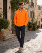 Curtis Men's Flame-Resistant Work Jacket – Cotton Welding Safety Jacket Multi-Standard Certified