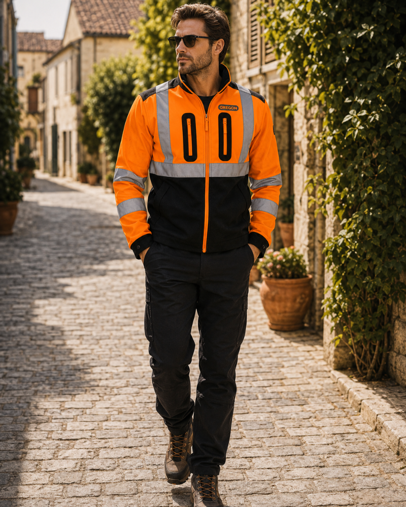 Jordan Men's High Visibility Jacket – EN ISO 20471 Class 3 Reflective Work Jacket