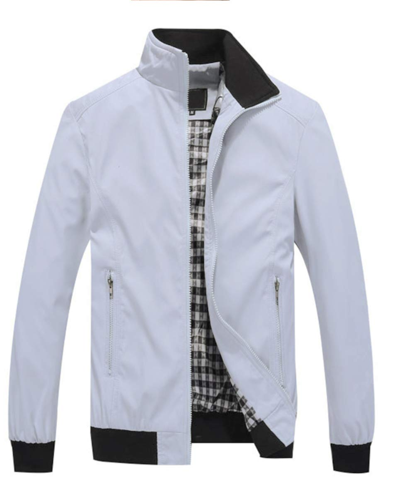 Philip Men's Bomber Jacket – Wind-Resistant Zip Jacket with UPF 50+ Protection