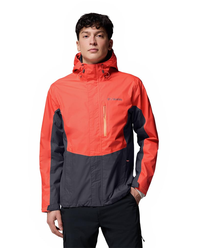 Connor Men's Waterproof Jacket – Packable Hooded Zip Outdoor Rain Jacket