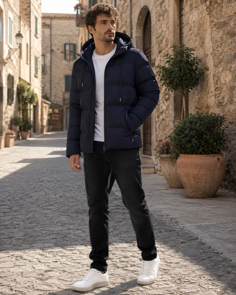 Gareth Men's Waterproof Parka – Insulated Hooded Winter Coat