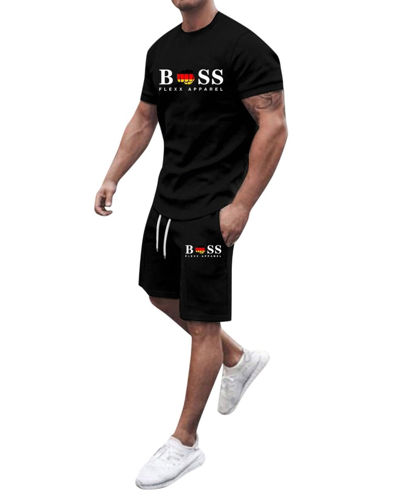 Finlay Men's Polo & Shorts Tracksuit Set – Short Sleeve Sports Co-Ord