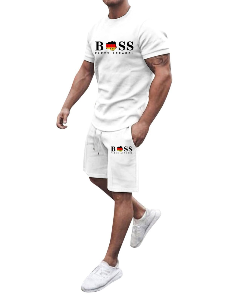 Finlay Men's Polo & Shorts Tracksuit Set – Short Sleeve Sports Co-Ord