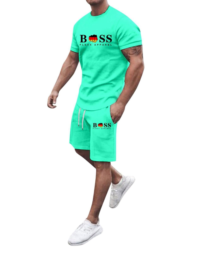 Finlay Men's Polo & Shorts Tracksuit Set – Short Sleeve Sports Co-Ord
