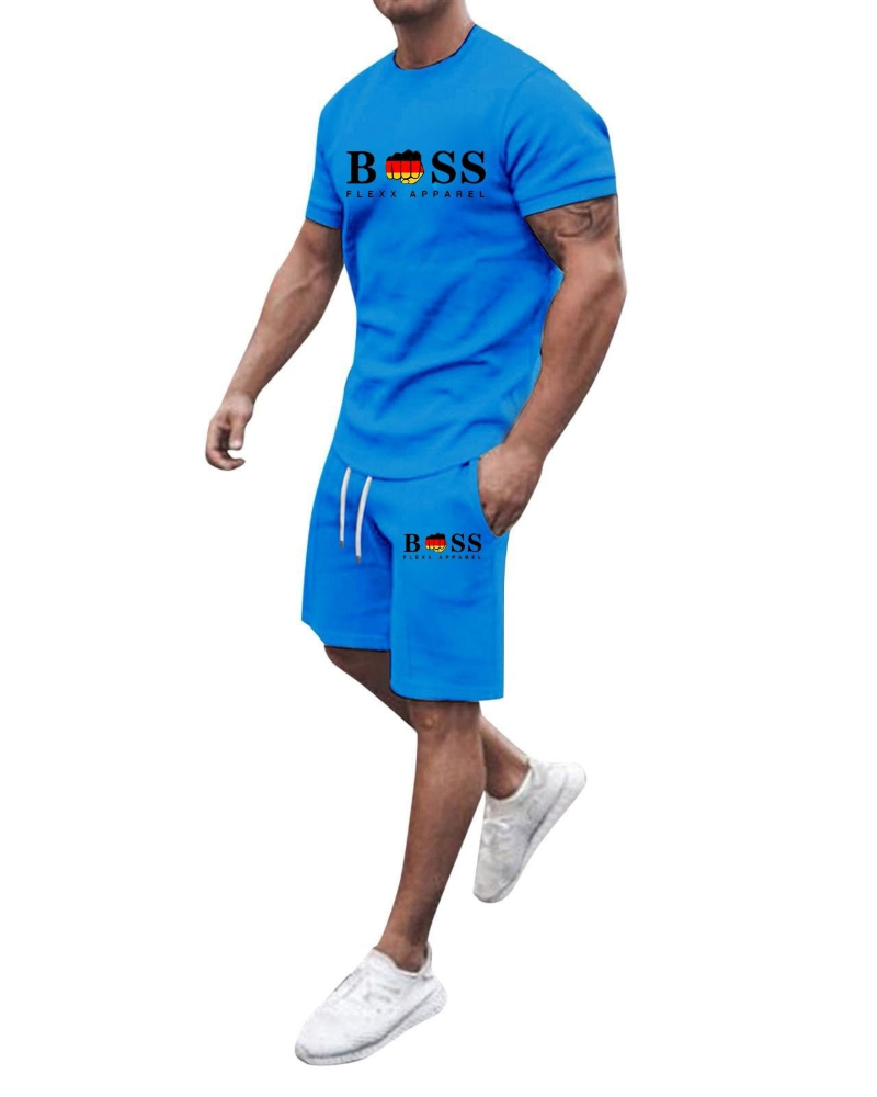 Finlay Men's Polo & Shorts Tracksuit Set – Short Sleeve Sports Co-Ord