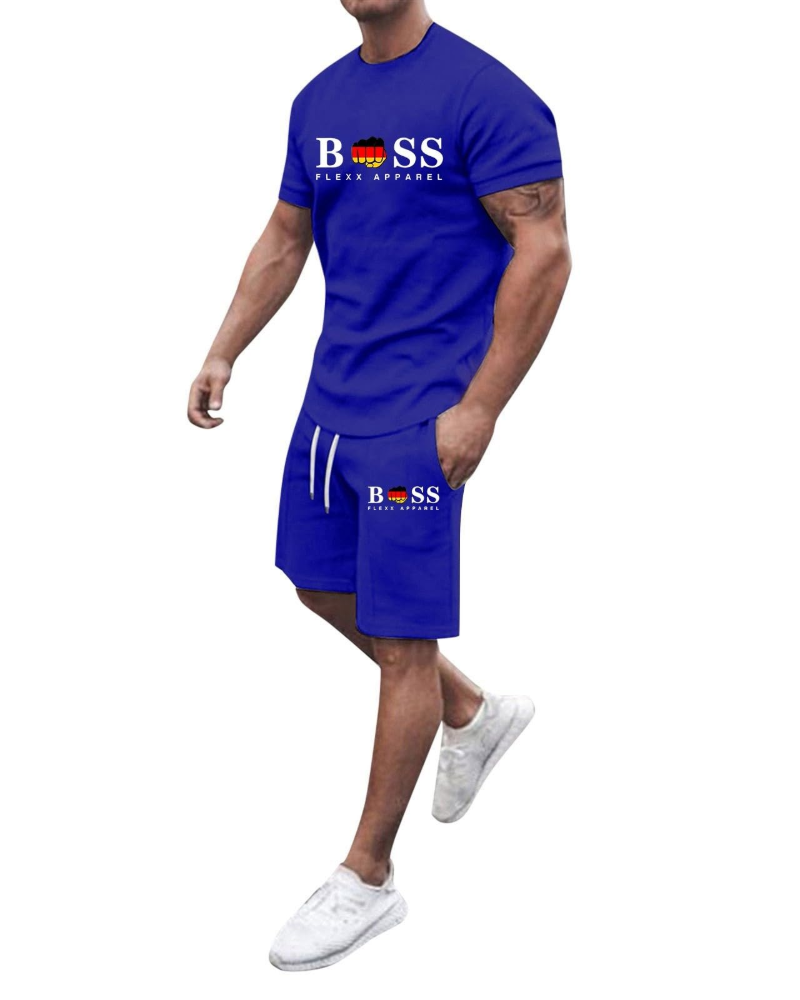 Finlay Men's Polo & Shorts Tracksuit Set – Short Sleeve Sports Co-Ord