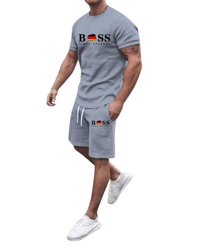 Finlay Men's Polo & Shorts Tracksuit Set – Short Sleeve Sports Co-Ord