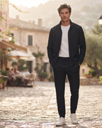 Benjamin Men's Tracksuit Set – Zip Jacket & Tapered Joggers Smart Casual Co-Ord