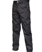Dawson Men's Work Cargo Trousers – Utility Pants with Cargo Pockets & Button Closure