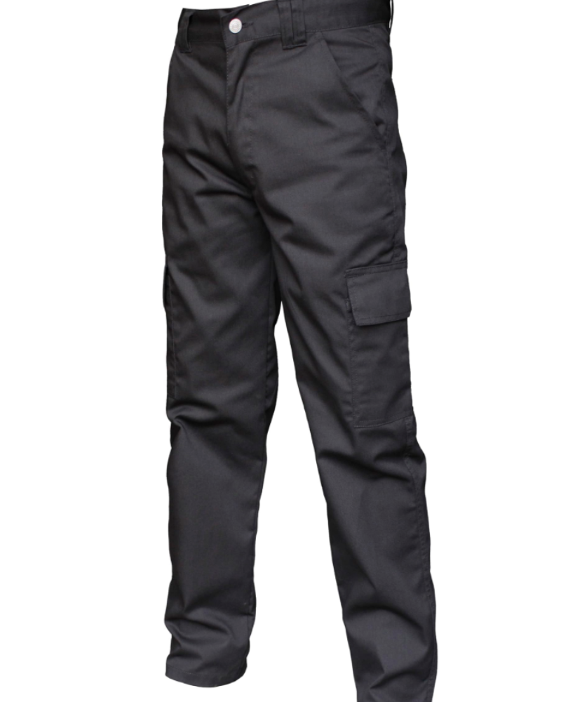 Dawson Men's Work Cargo Trousers – Utility Pants with Cargo Pockets & Button Closure