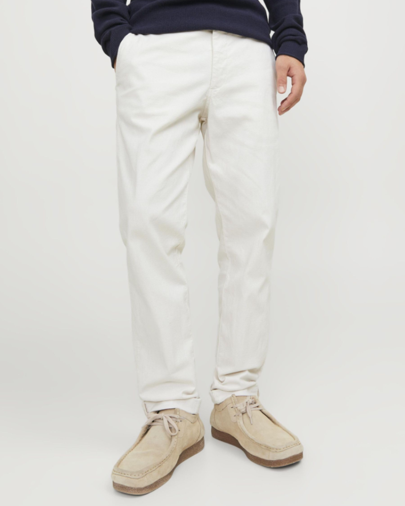 Graham Men's Slim Fit Chino Trousers – 2 Pack Stretch Cotton Zip-Fly Pants