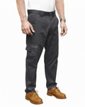 Derek Men's Work Cargo Trousers – Poly Cotton Multi-Pocket Combat Work Pants