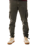 Rhys Men's Cargo Trousers – Cotton Work Pants with 6 Utility Pockets