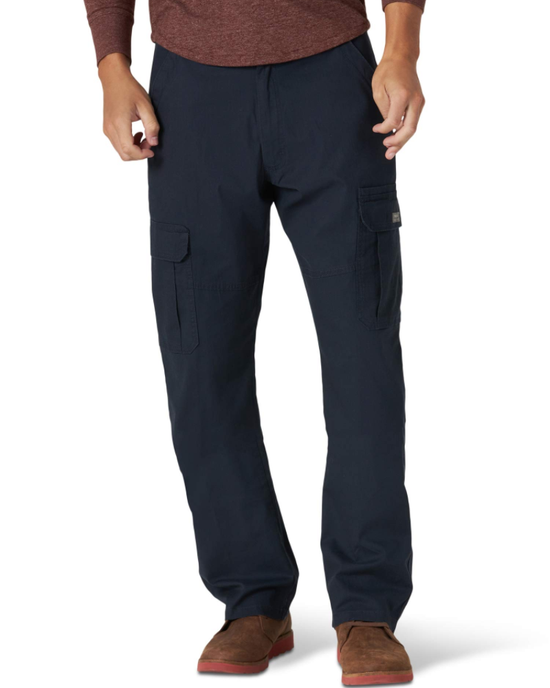 Curtis Men's Stretch Twill Cargo Trousers – Relaxed Fit Straight Leg Work Pants
