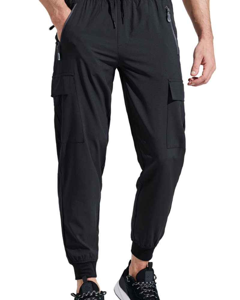 Rylan Men's Hiking Joggers – Quick-Drying Cargo Trousers with 5 Zip Pockets