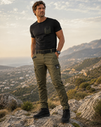Rhys Men's Cargo Trousers – Durable Multi Pocket Outdoor Casual Pants