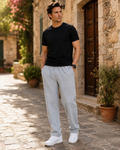Caleb Men's Joggers – Premium Cotton Straight Leg Casual Sweatpants