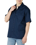 Grant Men's Work Shirt – Relaxed Fit Twill Button-Front Utility Shirt