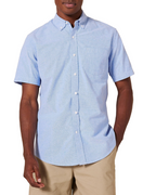 Stuart Men's Casual Shirt – Tapered Fit Button-Front Everyday Shirt